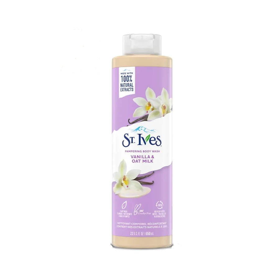 St. Ives Vanilla & Oat Milk Pampering Body Wash – 700ml